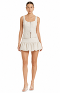 Amanda Uprichard Tan Skort Set