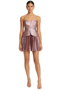 Acler Willcocks Metallic Dress
