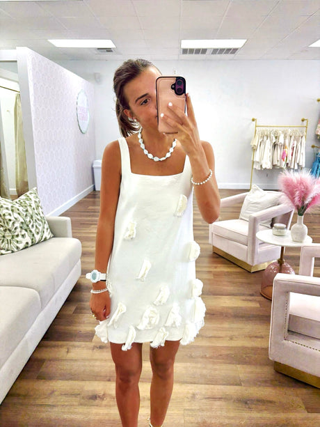 Alexis Astor Dress White try-on photo