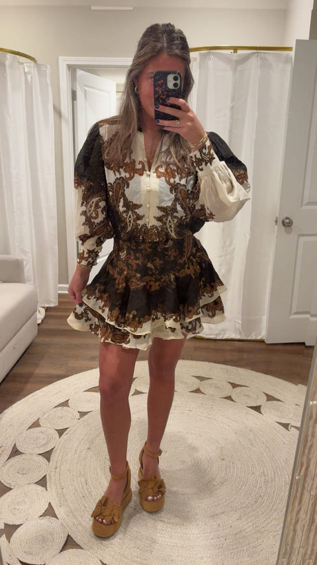 Hemant & Nandita Boho Skirt Set try-on photo