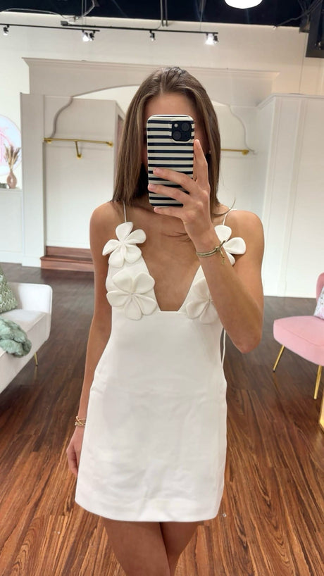 Bardot Ingrid Flower Dress try-on photo