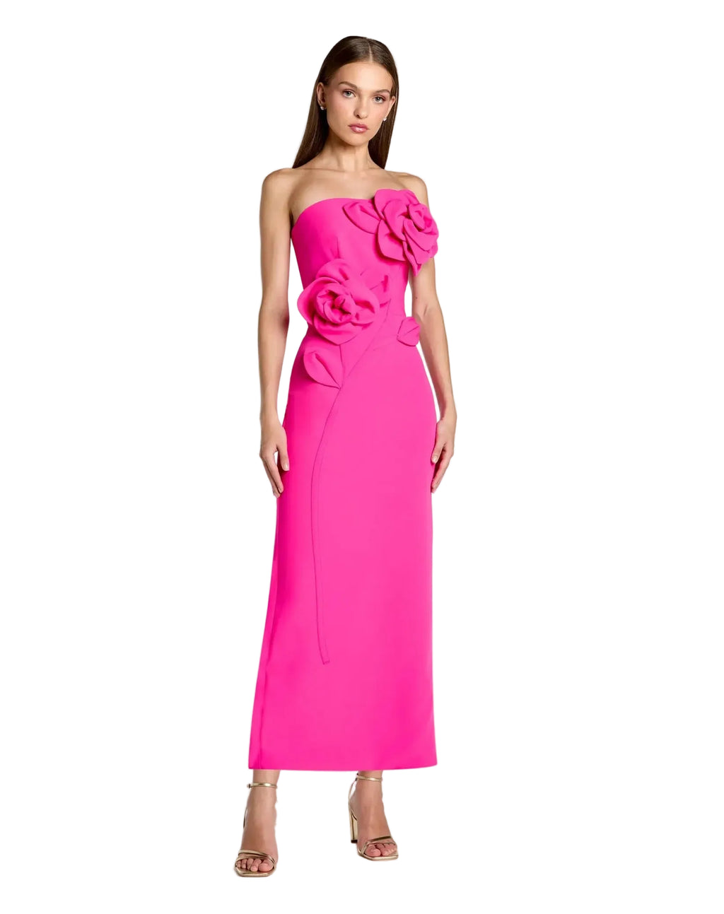 Mac Duggal Strapless Crepe Gown