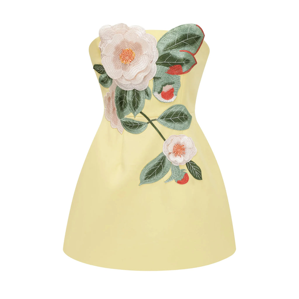 Abigail Floral Embroidered Dress