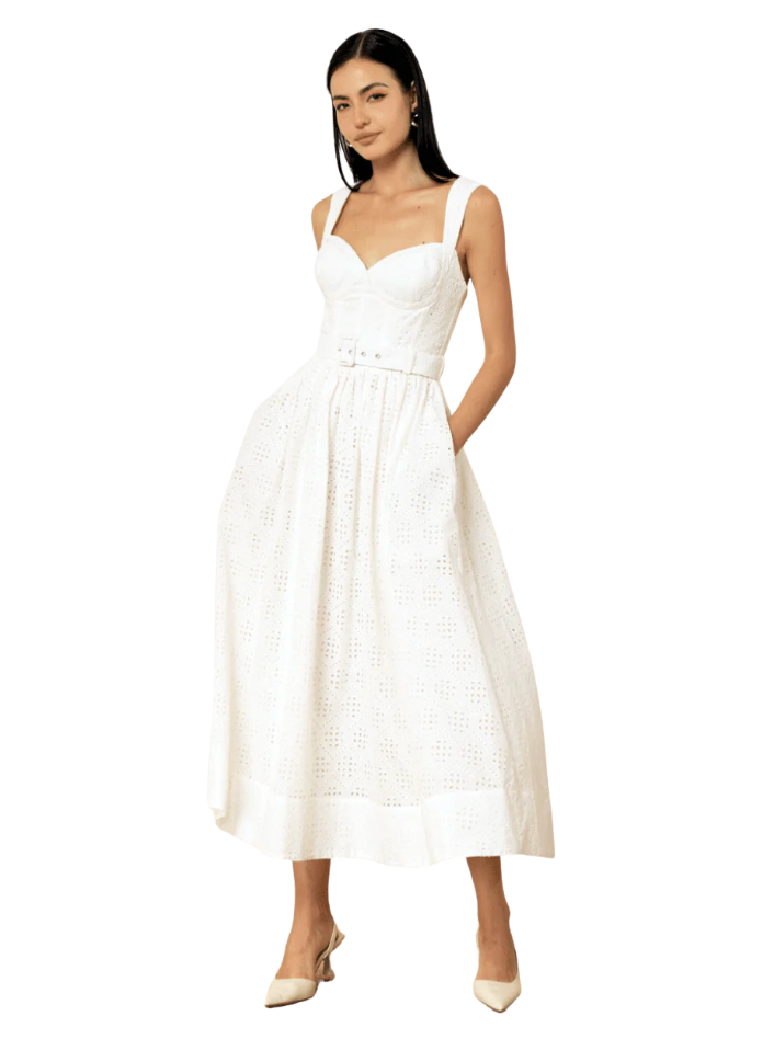 Yumi Kim Shiv Eyelet Midi