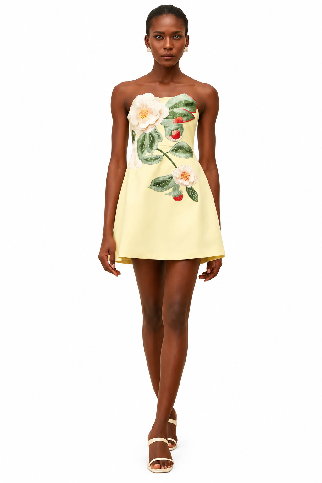Abigail Floral Embroidered Dress