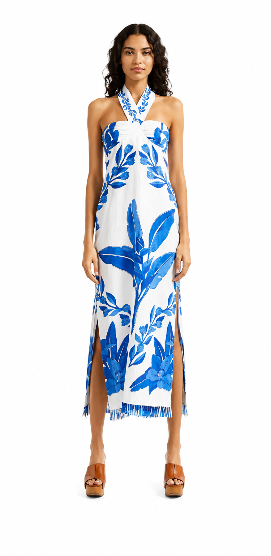 Farm Rio Blue Midi