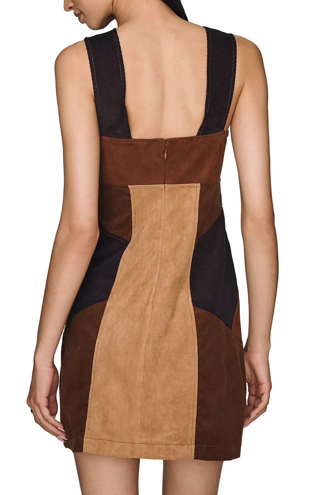 Faux Suede Shift Dress