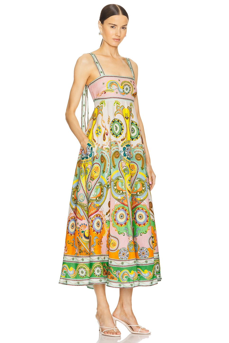 Alemais Pinball Paisley Dress
