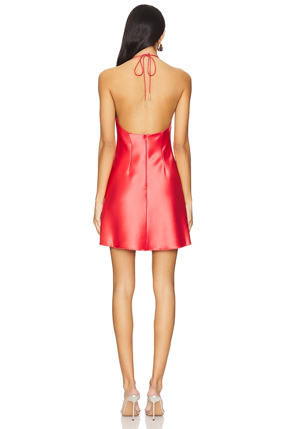 Acler Abdie Halter Mini - Red