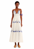 Free People Blue + White Maxi