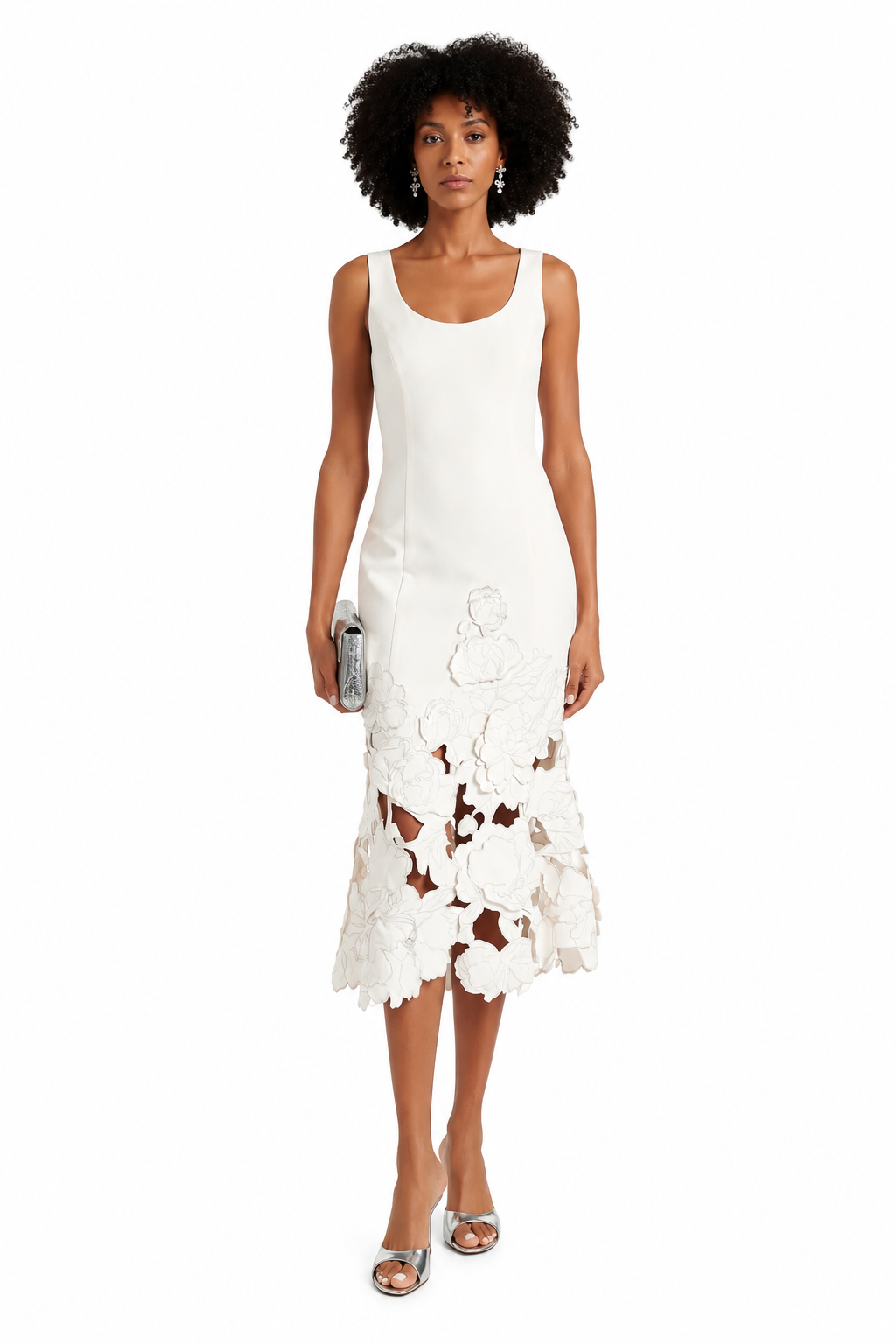 Leo Lin Emily Dress-White