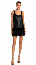 Salvatore Rizza Ostrich Sequin Mini