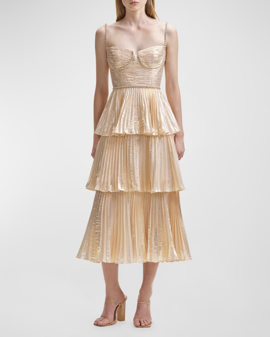Self Portrait Tiered Formal Dress