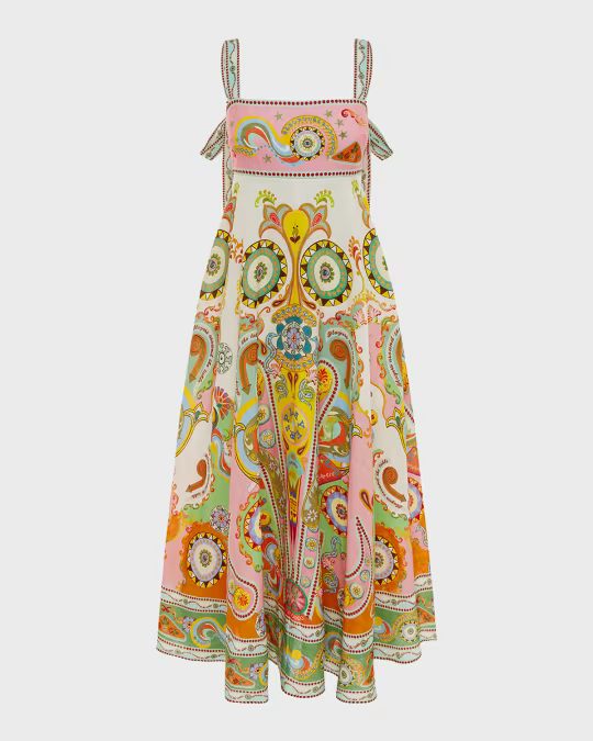 Alemais Pinball Paisley Dress