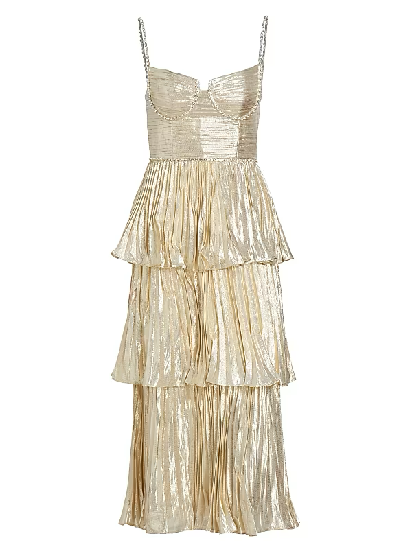 Self Portrait Tiered Formal Dress