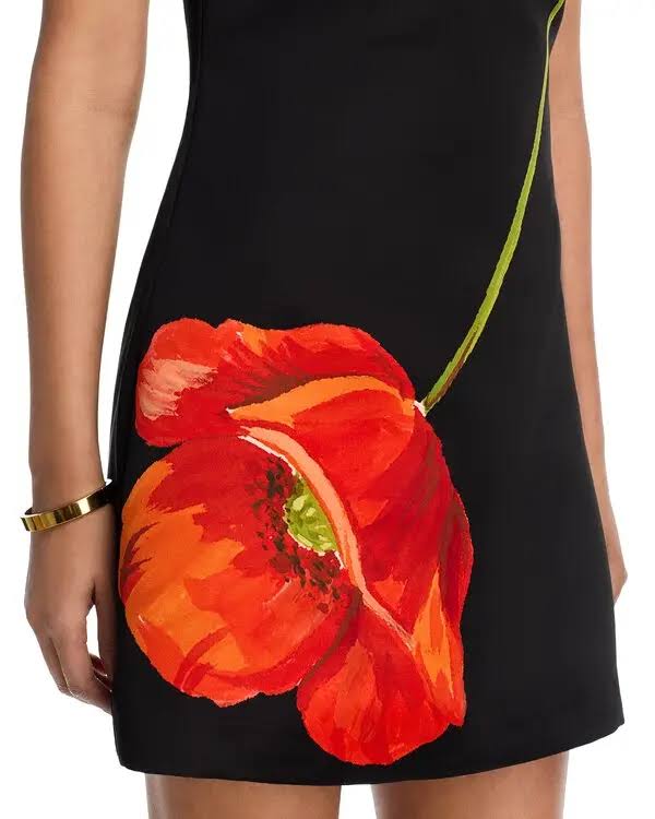 Sleeveless Crepe Mini
