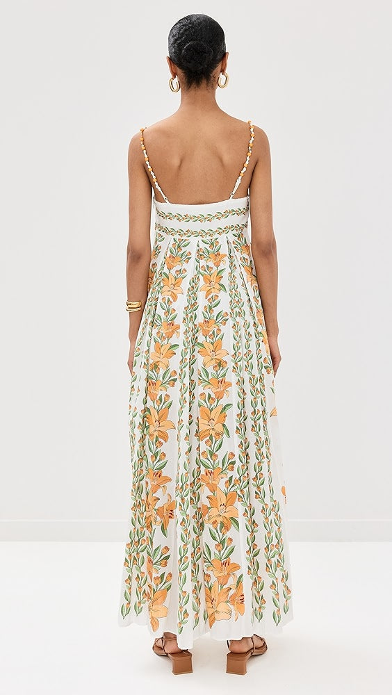 Farm Rio Yellow Green Maxi