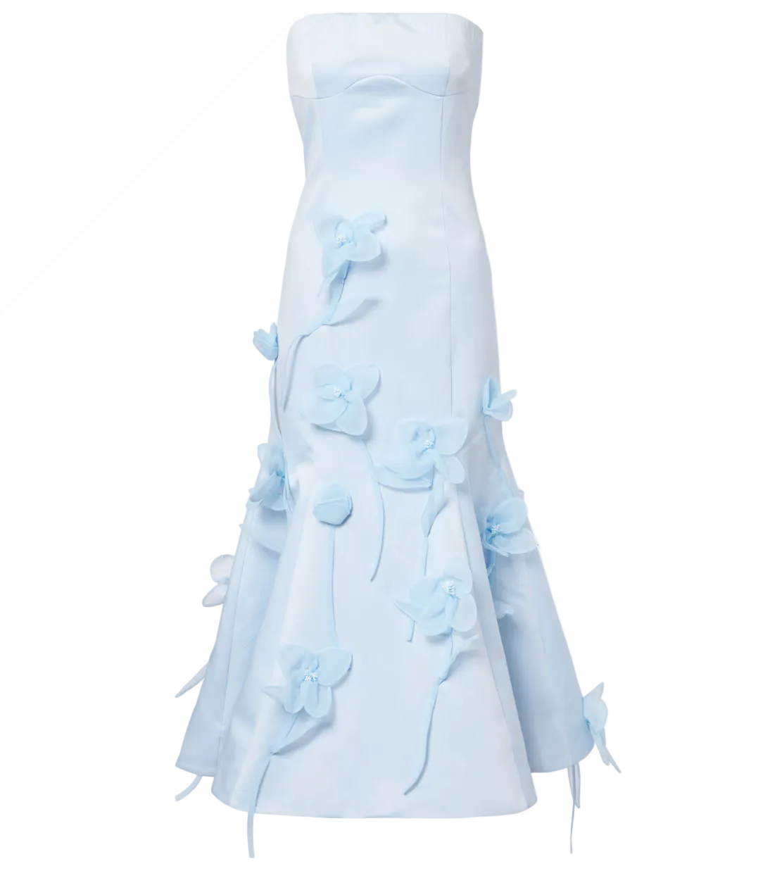 Rotate Floral Applique Gown