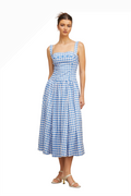 Diane Gingham Midi