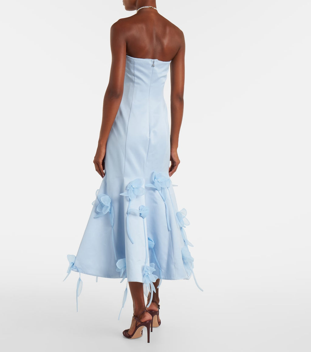 Rotate Floral Applique Gown