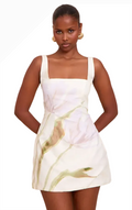 Cream Floral Print Mini