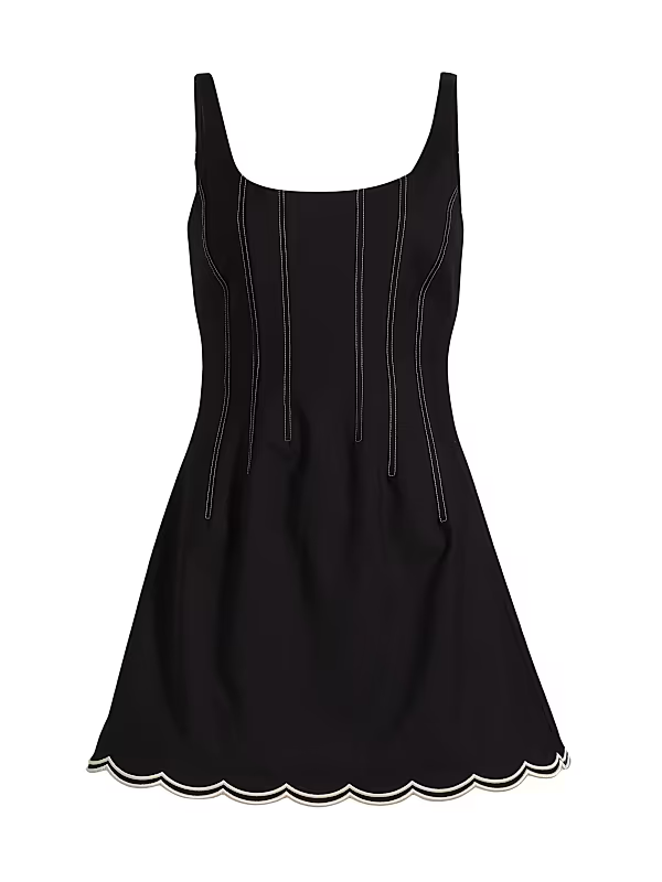 Ramy Brook Adriana Scalloped Dress