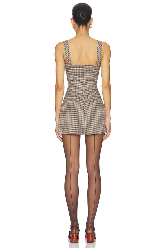 Amanda Uprichard Plaid Soho Romper