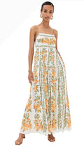 Farm Rio Yellow Green Maxi