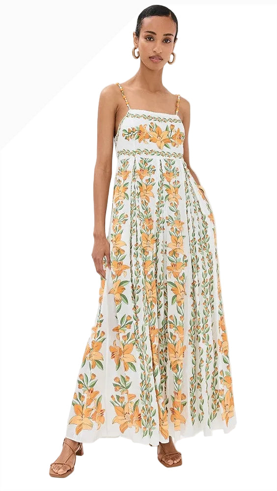 Farm Rio Yellow Green Maxi