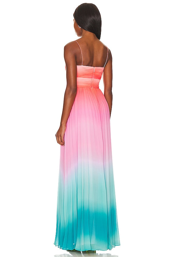 Amur Emmett Pleated Gown