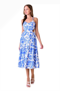 Aqua Midi Dress
