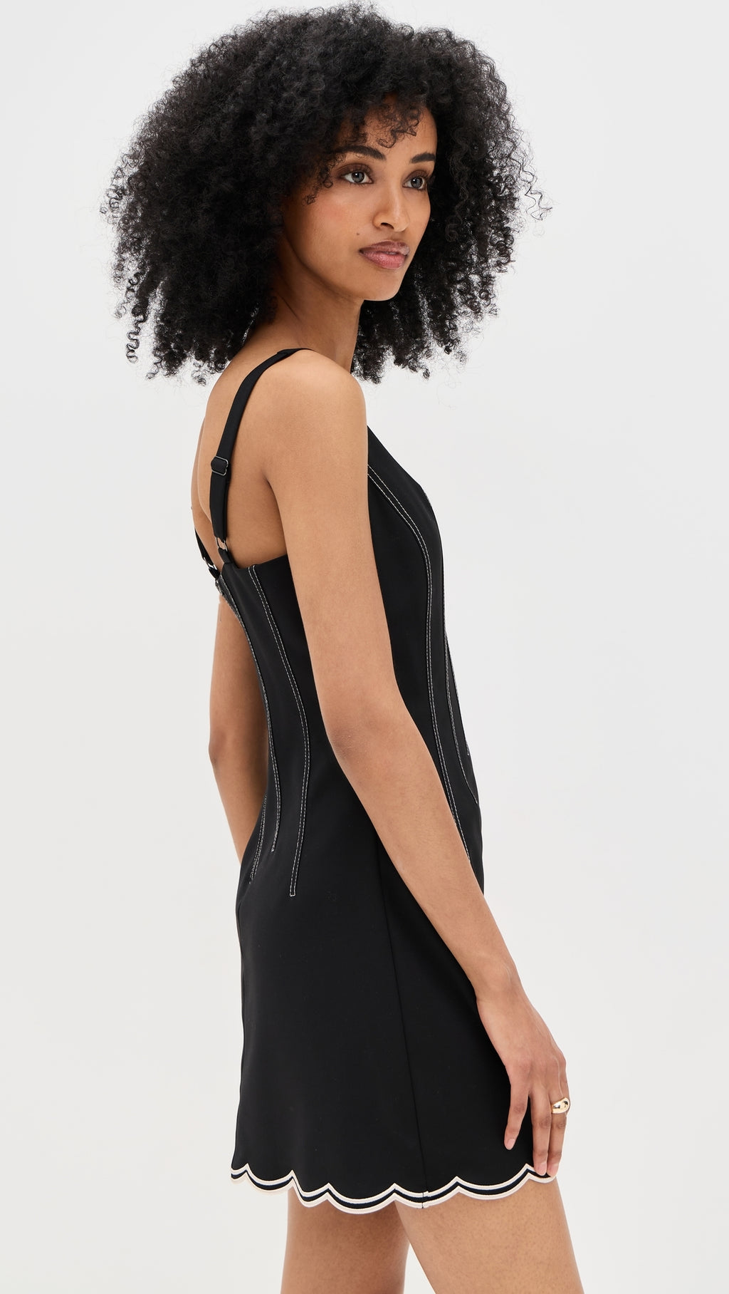 Ramy Brook Adriana Scalloped Dress