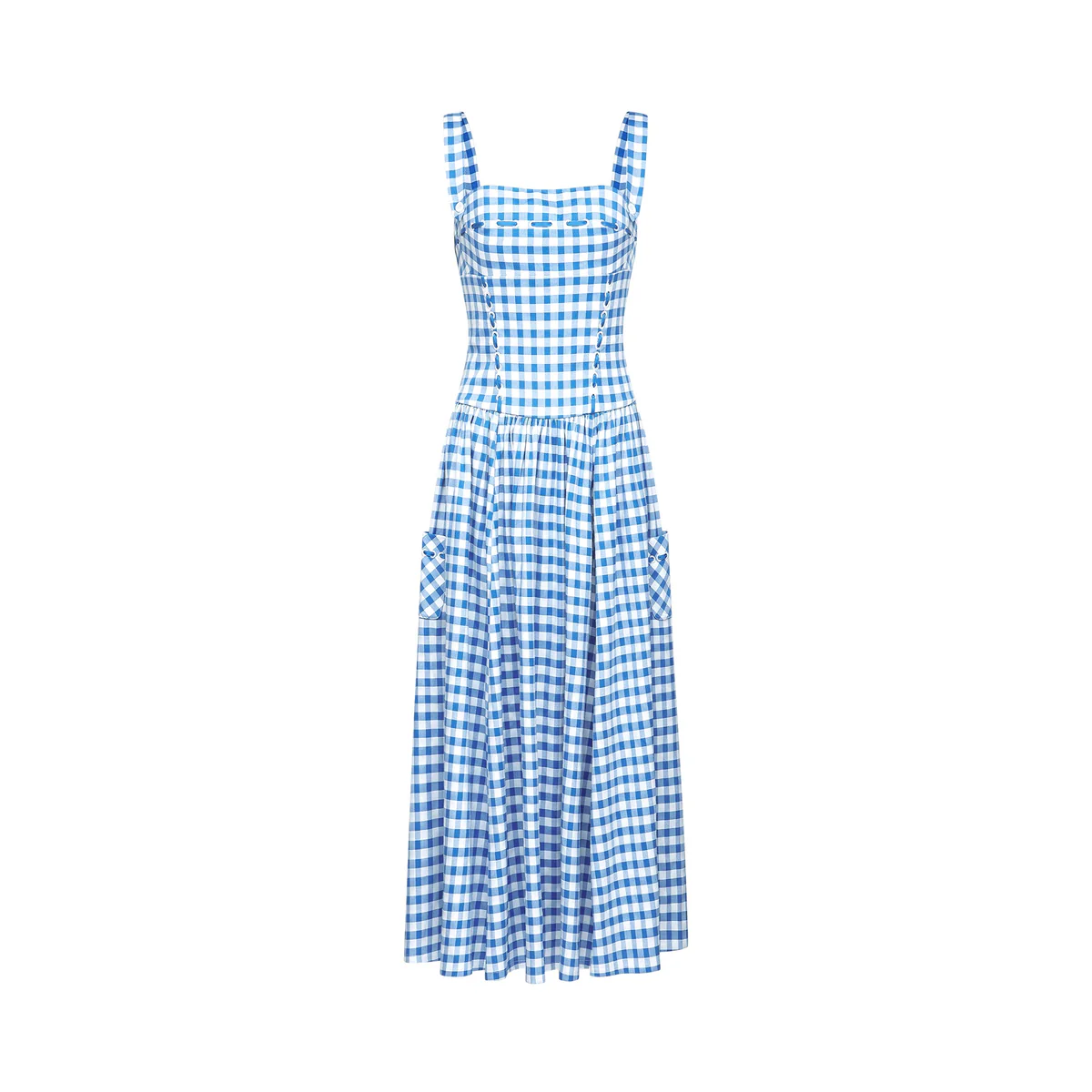 Diane Gingham Midi