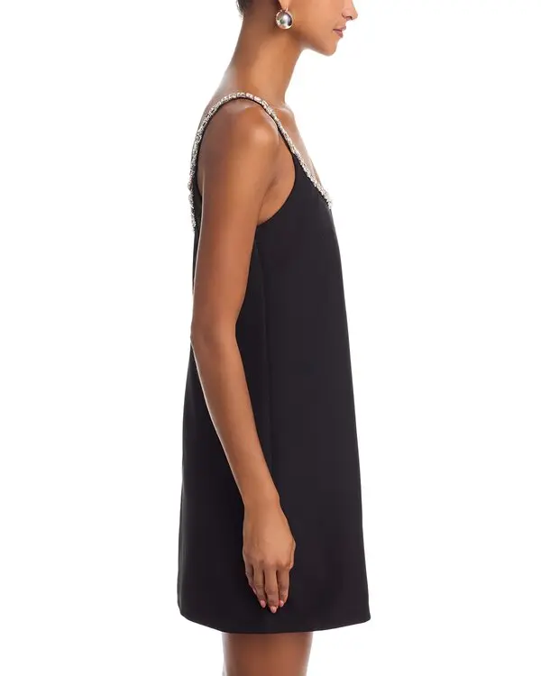 Crystal Trim Shift Dress