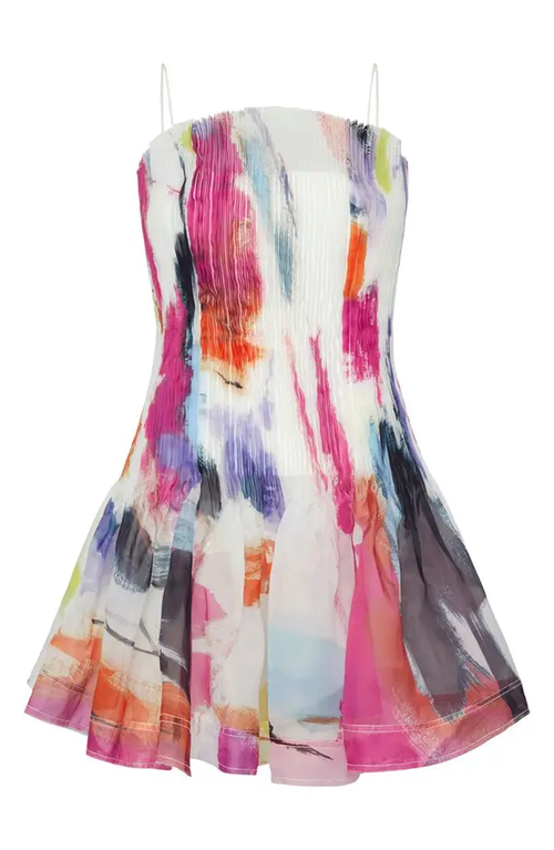 AJE Celestial Pleated Dress