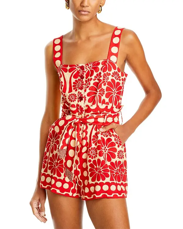 Farm Rio Red Romper