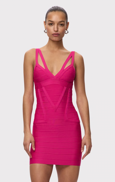 Herve Leger Midnight Dress