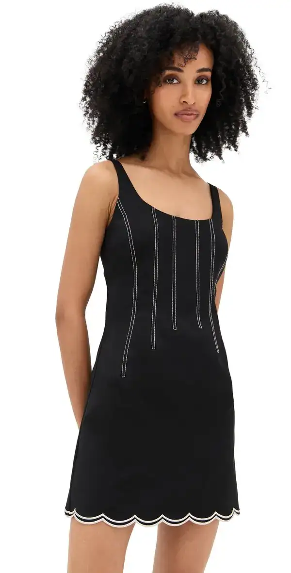 Ramy Brook Adriana Scalloped Dress