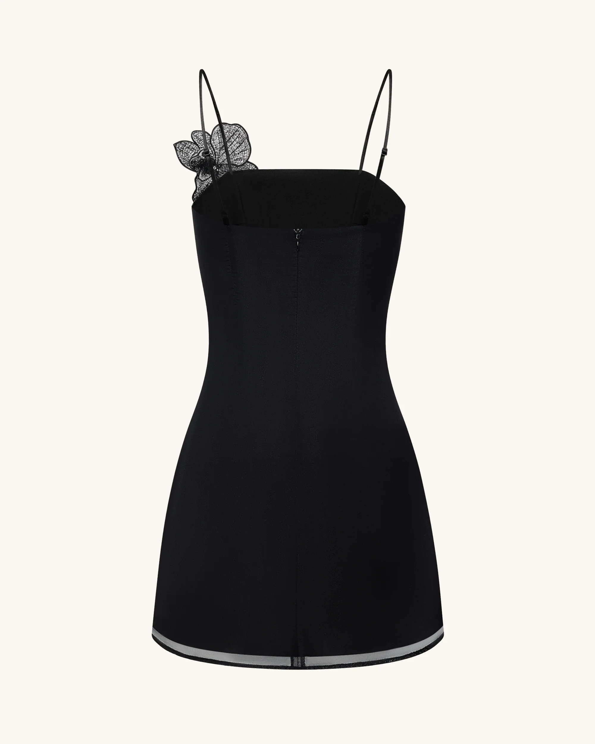 Orchid Applique Mini Dress