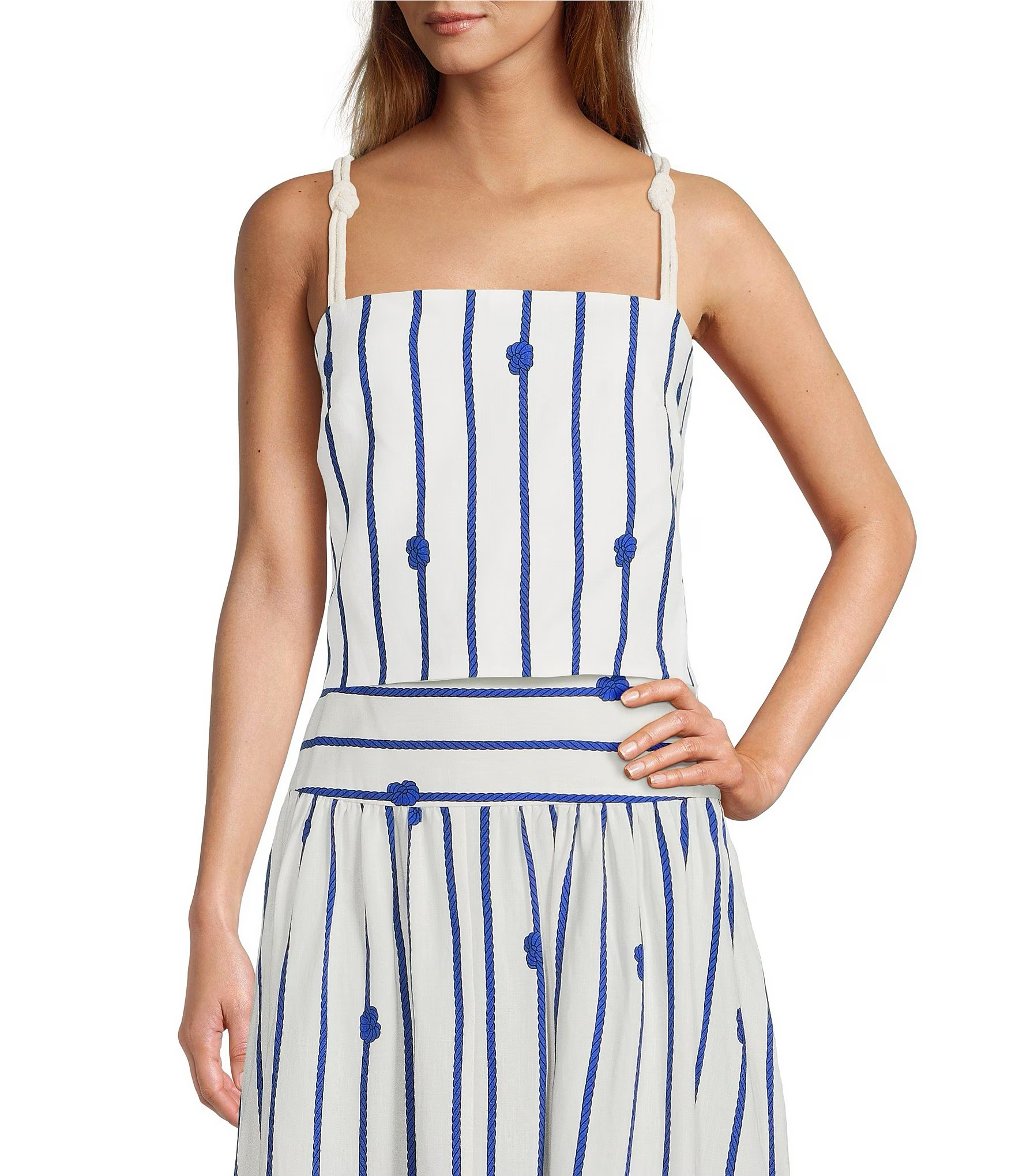 Lisa Rope Print Skirt Set