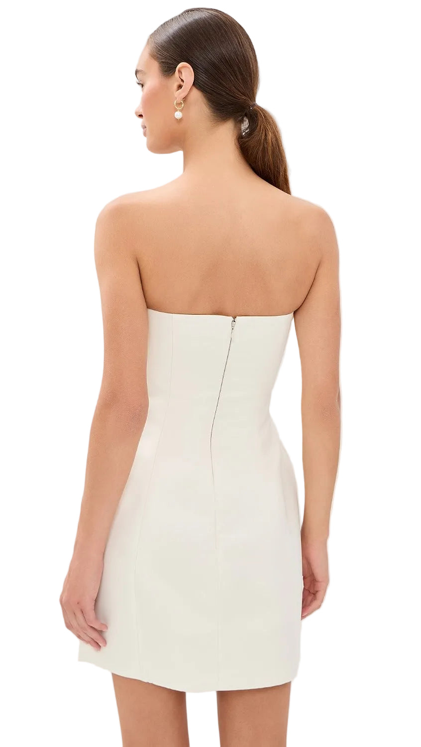 Leo Lin Roselle Embroidered Bustier Dress